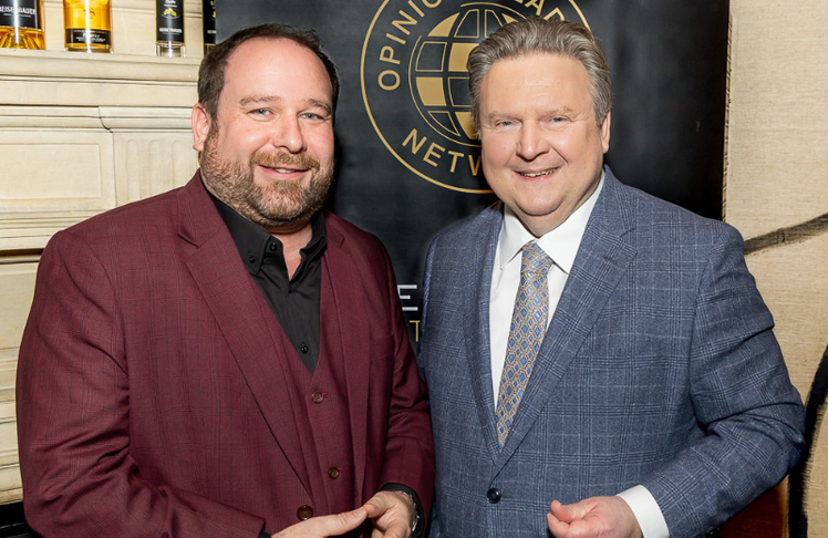 Meinungsforscher Christoph Haselmayer und Michael Ludwig (Bürgermeister Wien)