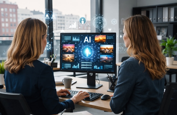 Unternehmen, die eine hohe Geschlechterdiversität aufweisen, treiben KI-Kompetenzen deutlich stärker voran. (Symbolbild)