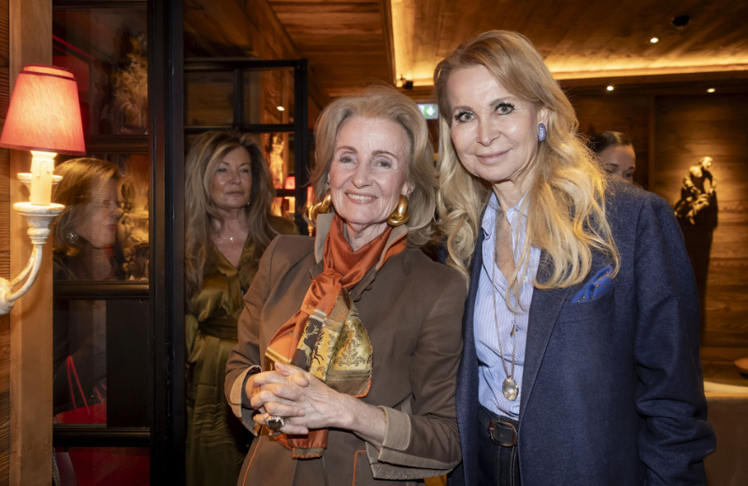 Gastgeberin Elisabeth Gürtler (l.) und Unternehmerin Antonella Mei-Pochtler.