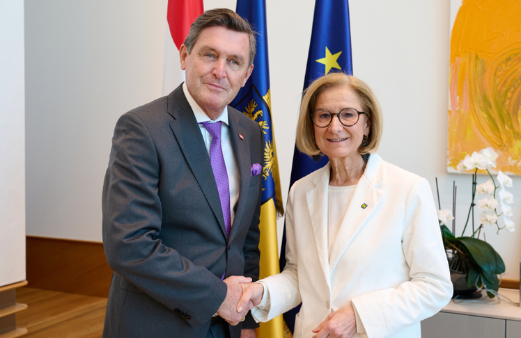 Innovations- und Weltraumminister Peter Hanke und NÖ-Landeshauptfrau Johanna Mikl-Leitner.