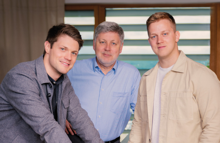 Drei Schinken-Unternehmer, zwei Generationen. V.l.n.r.: Martin, Rudolf und Thomas Berger. 