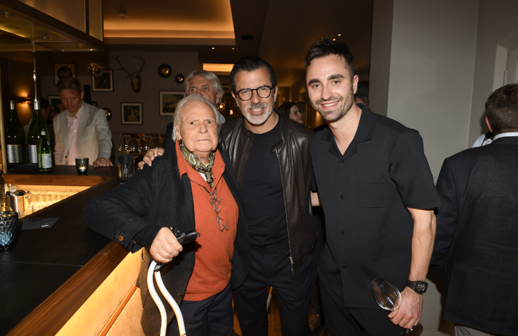 V.l.n.r.: Jahrhundertkoch Eckart Witzigmann, Andreas Caminada (3 Sterne, Schloss Schauenstein, Fürstenau) und Silvio Germann (2 Sterne, Mammertsberg, Freidorf)