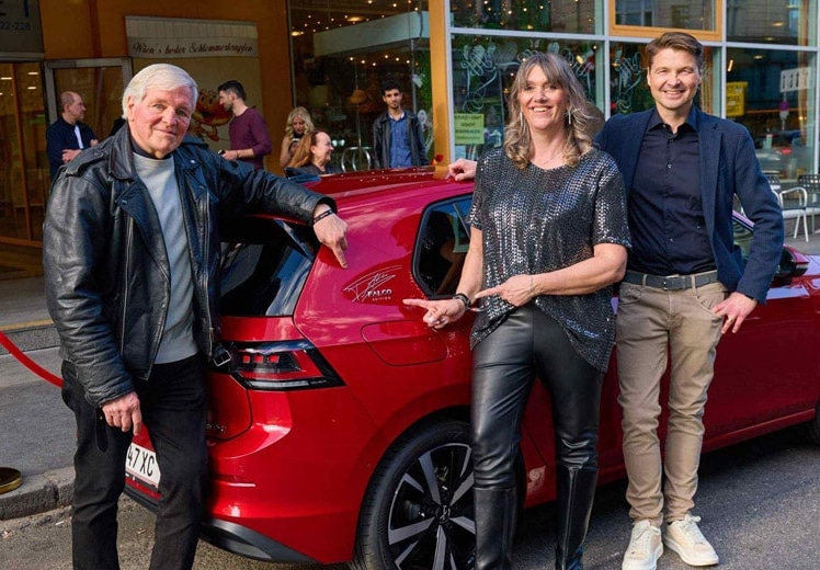 VW bringt mit "Golf Falco Edition" die Austropop-Ikone auf die Straße