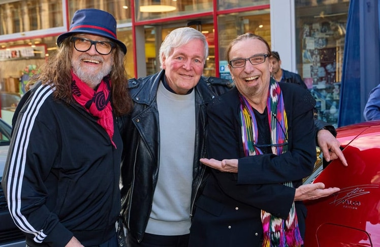 V.l.n.r.: Hannes Rossacher, Conny de Beauclair und Rudi Dolezal.