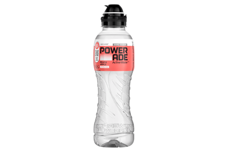 Powerade lanciert neue Sorten, darunter Power Active Water Peach Apple © Coca-Cola | POWERADE