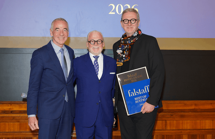 V.l.n.r.: Thomas Wirz, Wolfgang Rosam und Roland Hamberger 