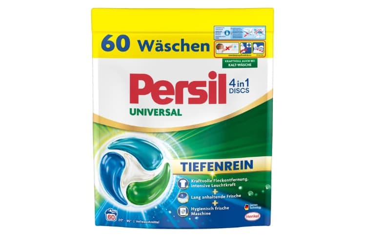Auch die Persil Discs bekommen ein überarbeitetes Aussehen. © Henkel