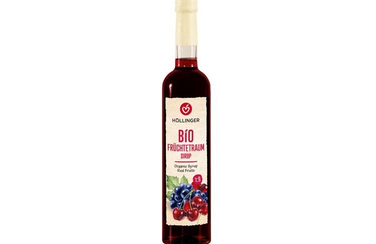 Höllinger bringt zwei neue Sorten auf den Markt. Zum einen den Sirup Früchtetraum. 