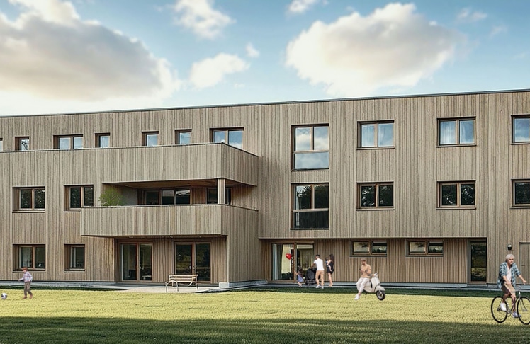 Neues Projekt in Lauterach in Vorarlberg wird realisiert © Rhomberg Bau GmbH