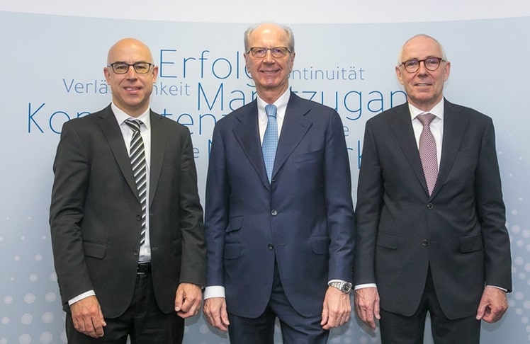 V.l.n.r.: Gabriel Felbermayr, Hans Dieter Pötsch und Peter Adrian