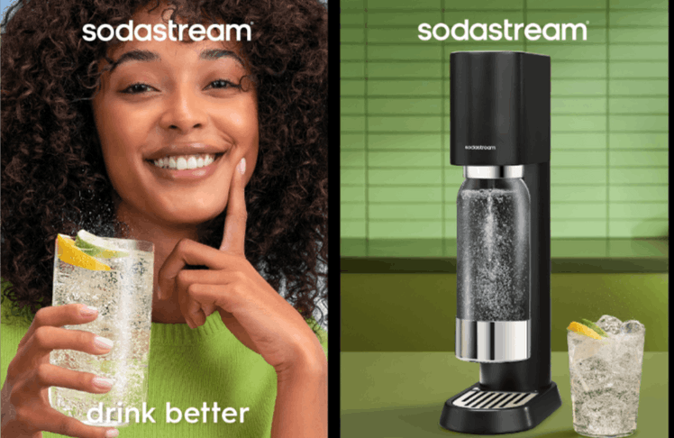 Sodastream wird zur ganzheitlichen Getränkelösung und will
mit "drink better" ein neues Getränkeerlebnis nach Hause bringen.