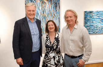 Doug Argue eröffnete Ausstellung in der Galerie Sylvia Kovacek