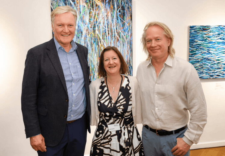 Doug Argue eröffnete Ausstellung in der Galerie Sylvia Kovacek