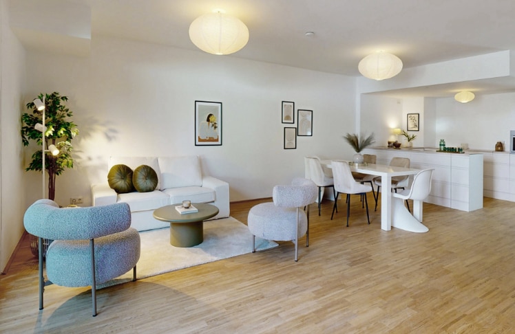 Die zwei Townhäuser verfügen über vier Zimmer © Irene Schanda