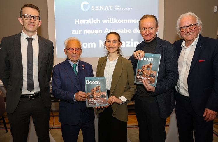 V.l.n.r.: Christoph Feyerer, Georg Zanger, Carmen Treml, Wolfgang Unterhuber und Hans Harrer.