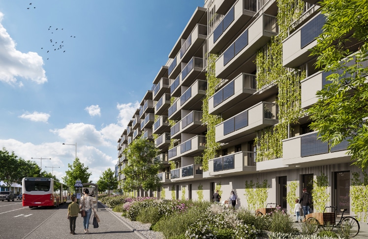 Der nahegelegene Ladinigpark sowie Naherholungsgebiete wie die Alte Donau und die Donauinsel bieten vielfältige Freizeitmöglichkeiten. Gleichzeitig ist die U1-Station Kagraner Platz rasch erreichbar © Zima