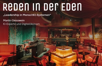 "Reden in der Eden" am 28. April mit Digitalhumanist Martin Giesswein