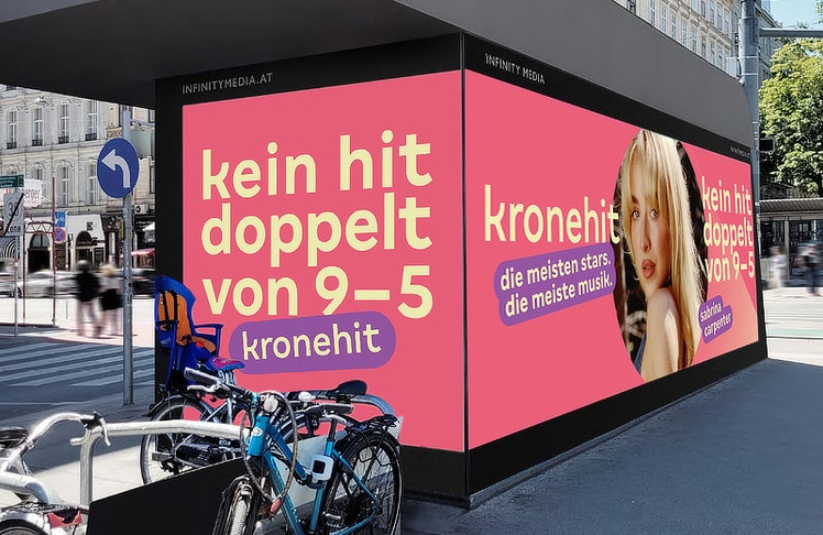 Für die aktuelle Kampagne holt sich kronehit Unterstützung von Stars wie Sabrina Carpenter.
