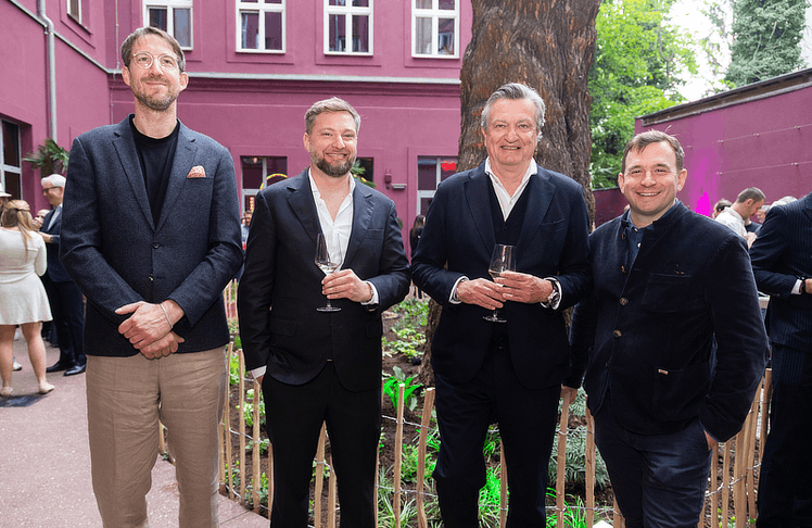 Die Co-Founder der Companion Hospitality GmbH (v.l.n.r.): Michael Todt, Christian Lainer, Kai Hollmann und Florian Kollenz 