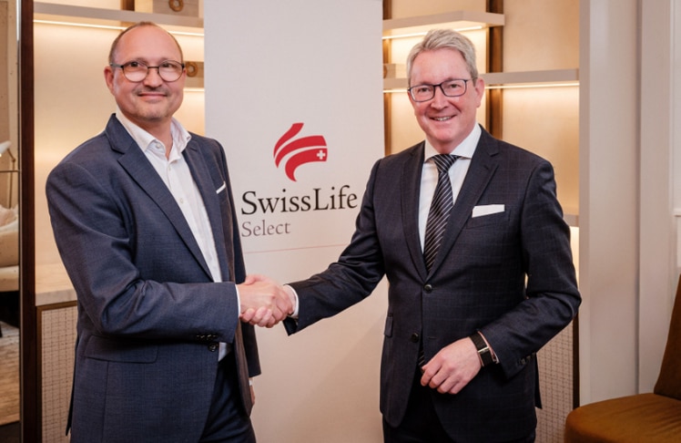 Markus Weissörtel, Geschäftsführer WSS (links) und Christoph Obererlacher, CEO Swiss Life Select Österreich © Stefan Gergely