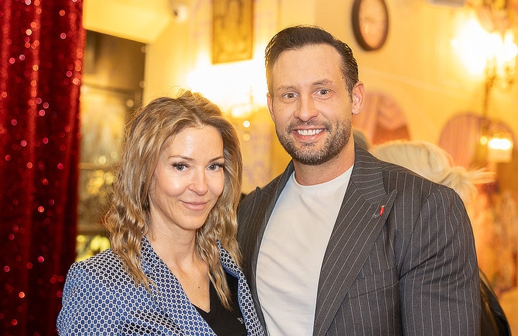 V.l.n.r.: Simone Lugner (Unternehmerin) und Christopher Dengg ("Mr. Austria"). © LEADERSNET / R. Brunhölzl