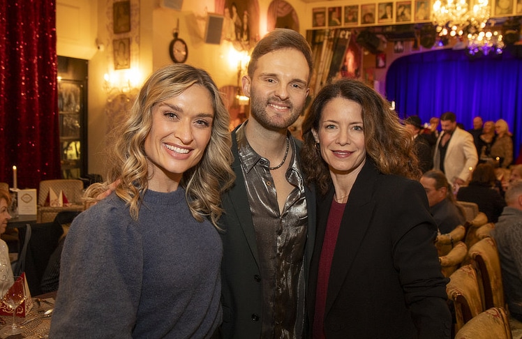 V.l.n.r.: Corinna Kamper (Rennfahrerin), Herby Stanonik (Profi-Tänzer) und Pia Baresch (Schauspielerin). © Jürgen Hammerschmid