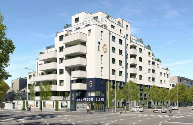 Verkaufsstart für Wohnprojekt in der Wagramer Straße 76 © Glorit 