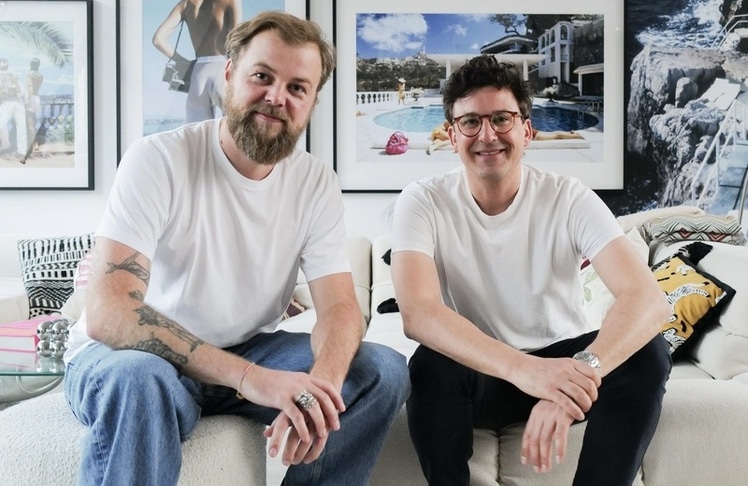 René Mähr (l.) und Simon Rutar, Gründer von Synfia.ai.