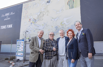 Künstler Tone Fink bereichert das MMC Haus mit neuer Installation