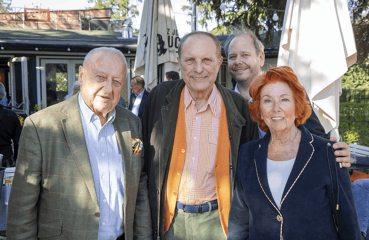 V.l.n.r.: Rudolf Klingohr, Christian L. Attersee, Nikolaus Klingohr und Ingrid Klingohr 