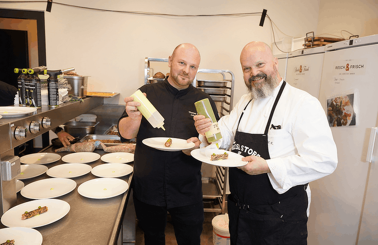 Die beiden Hollywood-Köche Thomas Sandhofer (l.) und Michael Köberl 