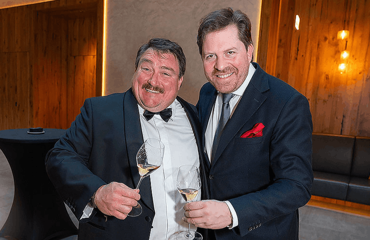 Schauspieler Christoph Krutzler (l.) und Opernsänger Daniel Serafin 