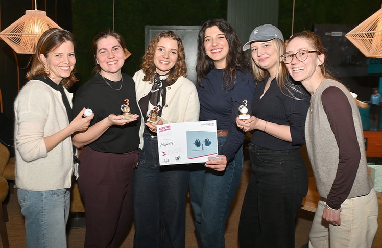 Bronze sicherte sich WPP Media (v.l.n.r.): Nina Spörk (Infoscreen), Rafaela Bachlechner (WPP Media), Katharina Pfuner (WPP Media), Fatma Akyuez (WPP Media), Stefanie Leeb (WPP Media) und Miriam Herrnstein (Infoscreen).