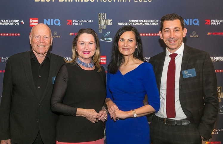 V.l.n.r.: Ralph Vallon, Raphaela Vallon-Sattler, Silvia Grünberger und Robert Kogler © LEADERSNET/D. Mikkelsen