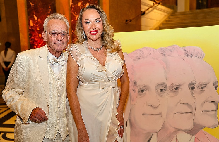 Christian W. Mucha mit Ehefrau Ekaterina Mucha.