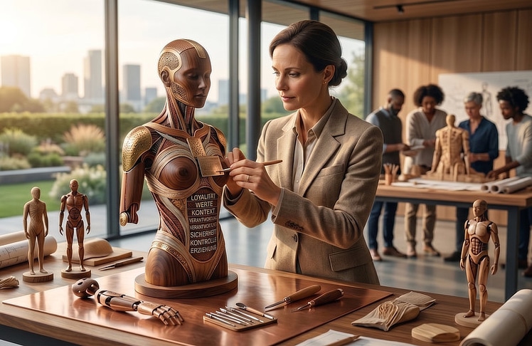 KI-Agenten werden zunehmend zu digitalen Mitarbeitern – und stellen Unternehmen damit vor neue Fragen rund um Code, Charakter und Kontrolle. (Symbolbild) © KI-generiert mit Google Gemini