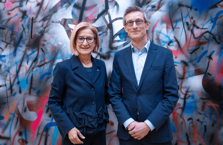 Landeshauptfrau Johanna Mikl-Leitner und der Generaldirektor der Albertina, Ralph Gleis
