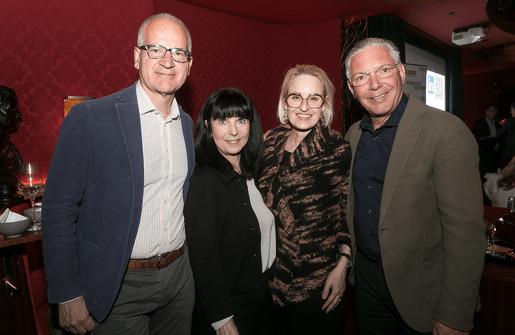 V.l.n.r.: Wolfgang Layr, Isabella Krumhuber, Ruth Moss und Paul Leitenmüller  © LEADERSNET/ D. Mikkelsen 