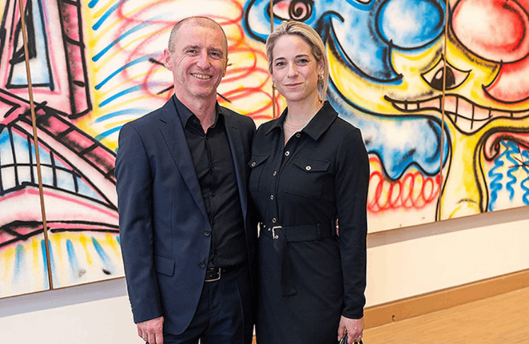 Die Direktorin der Heidi Horten Collection Verena Kaspar-Eisert und ihr Ehemann 