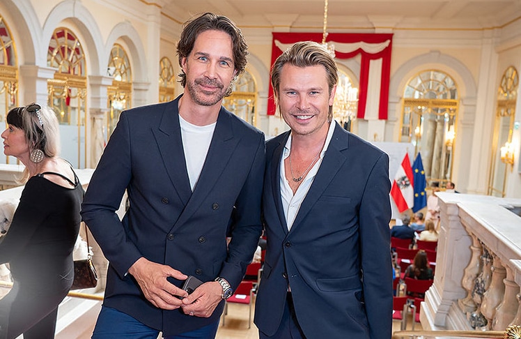 "Style Up Your Life!"-Herausgeber Michael Lameraner (l.) und Adi Weiss. © Andreas Tischler