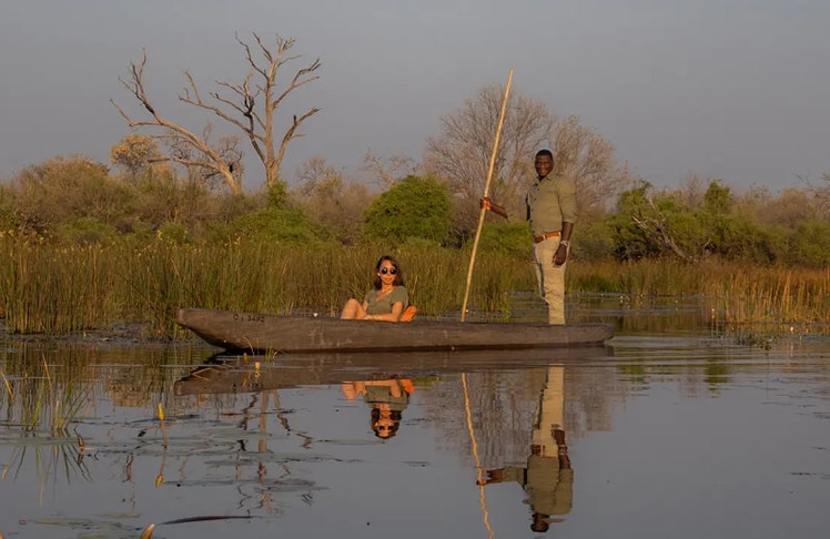 Mokoro-Ausflüge auf den Wasserwegen © Natural Selection