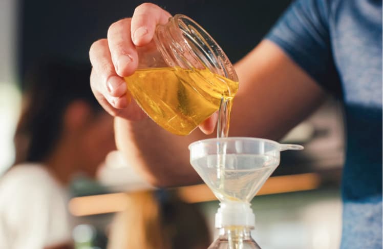 Münzer Bioindustrie sammelt Altspeiseöl © Münzer