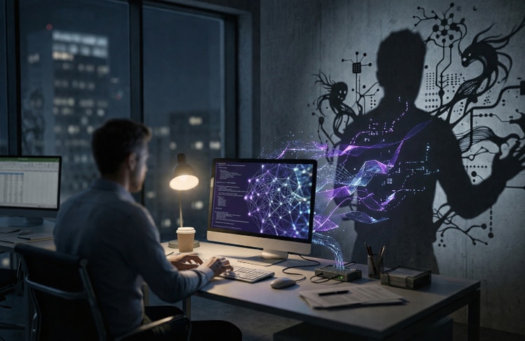 Schatten-KI ist oft kein Technologieproblem, sondern die Folge fehlender Orientierung im Unternehmen. (Symbolbild) © KI-generiert mit Google Gemini