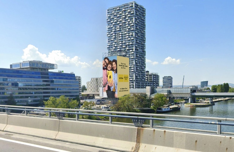 ...sowie einer Sommerplatzierung am Tangenten Tower entlang der A23 sichtbar gemacht.