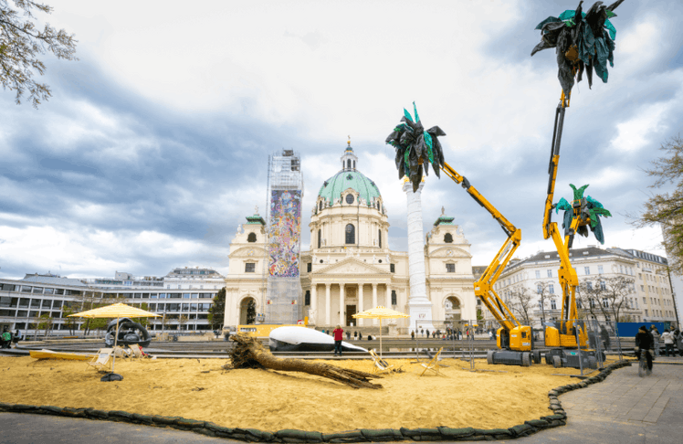  Vom 9. April bis 10. Mai 2026 verwandelt die zweite Klima Biennale Wien die Stadt in ein lebendiges Zukunftslabor. © eSel/ Joanna Pianka