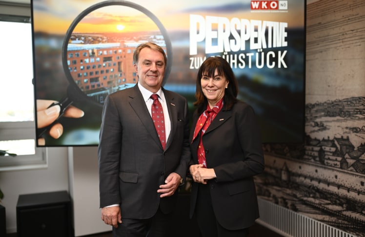 WKNÖ-Präsident Wolfgang Ecker und WKÖ-Präsidentin Martha Schultz © Imre Antal