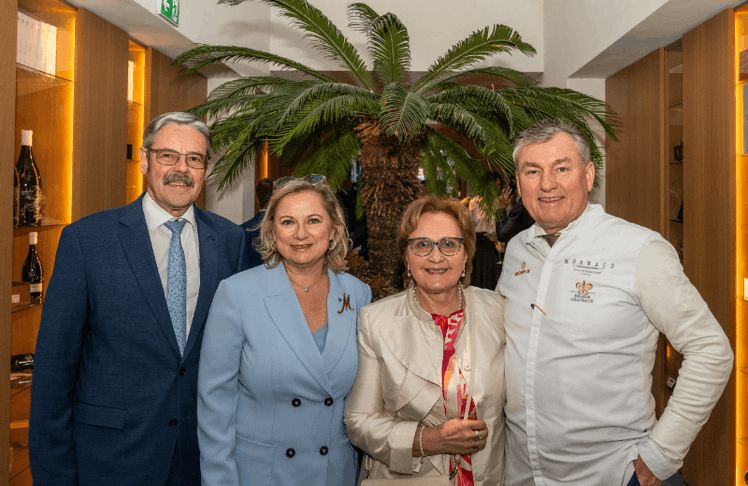 V.l.n.r.: Erwin Hameseder, Eva Mörwald, Christa Hameseder und Toni Mörwald 