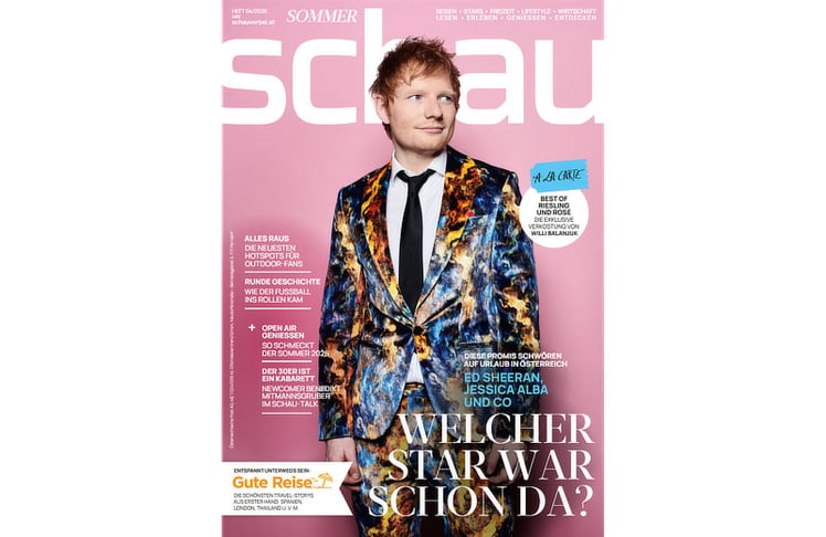Am Cover der neuen Ausgabe ist Musikstar Ed Sheeran zu sehen.