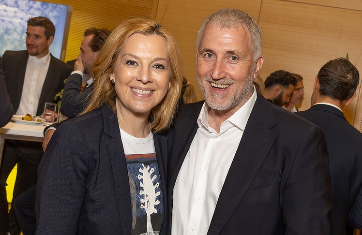 Karin Strobl (Leitung Konzernkommunikation & Marketing Energie AG OÖ) und Herbert Rieser (Gründer und Organisator "Tirol trifft Wien").