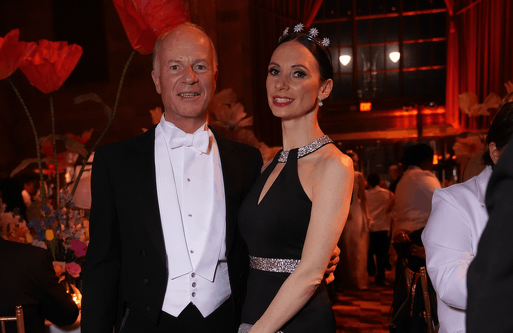  Wolfgang Köchert (A.E. Köchert) und Primaballerina Liudmila Konovalova